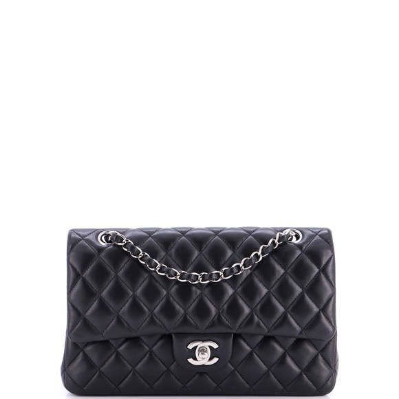 Chanel Medium Classic Double Flap Bag Quilted Lambskin - Picture 1 of 8